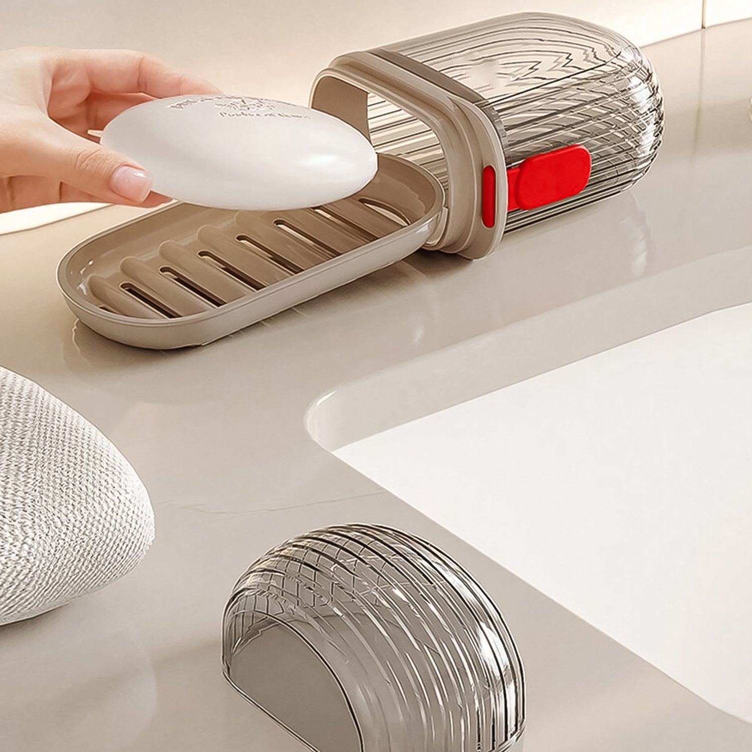 Soap Dishes Soap Box Travel ,Sabudani (2  Pc / With Color Box)