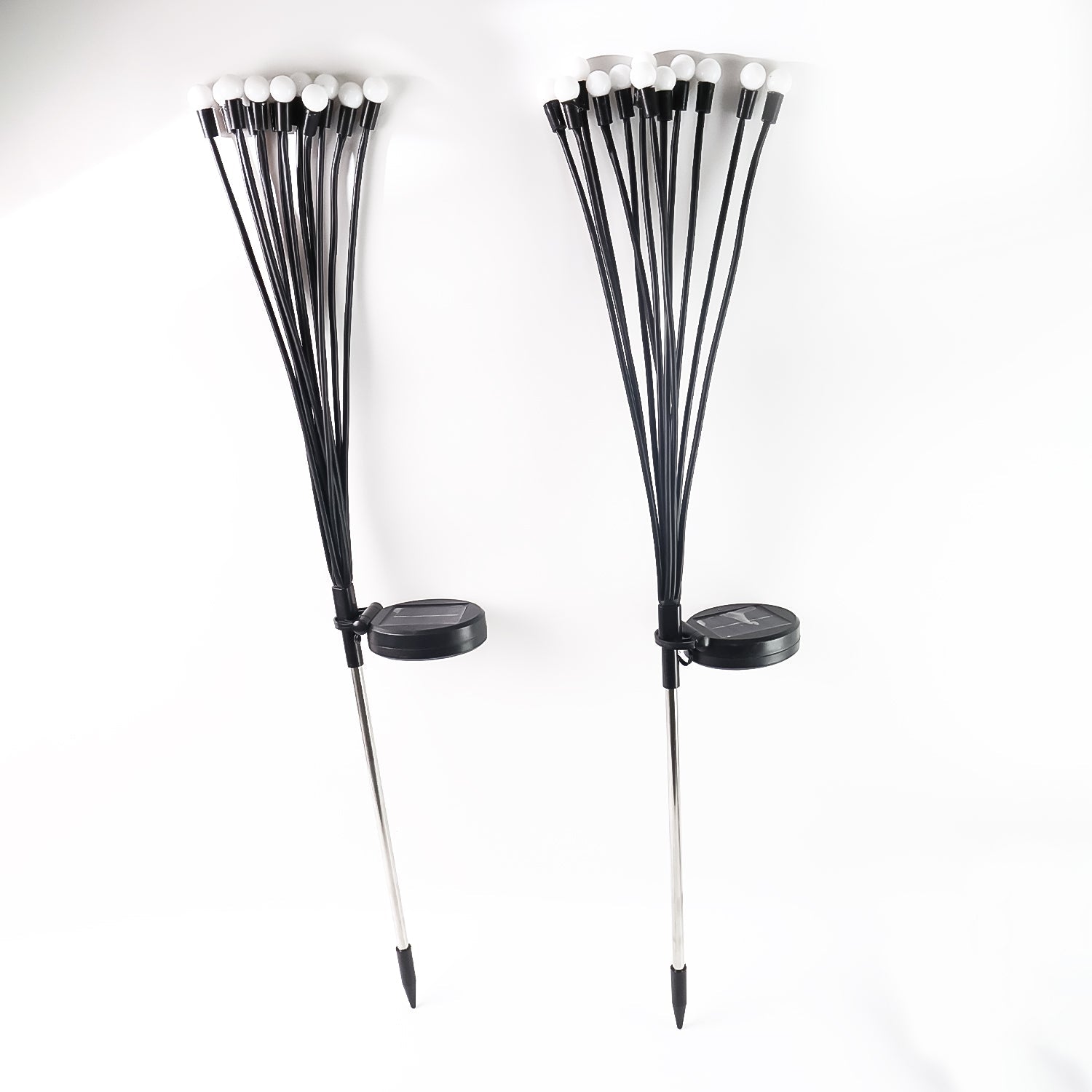 Solar-Powered Firefly Garden Decorative LED Light Set (2 Pc)