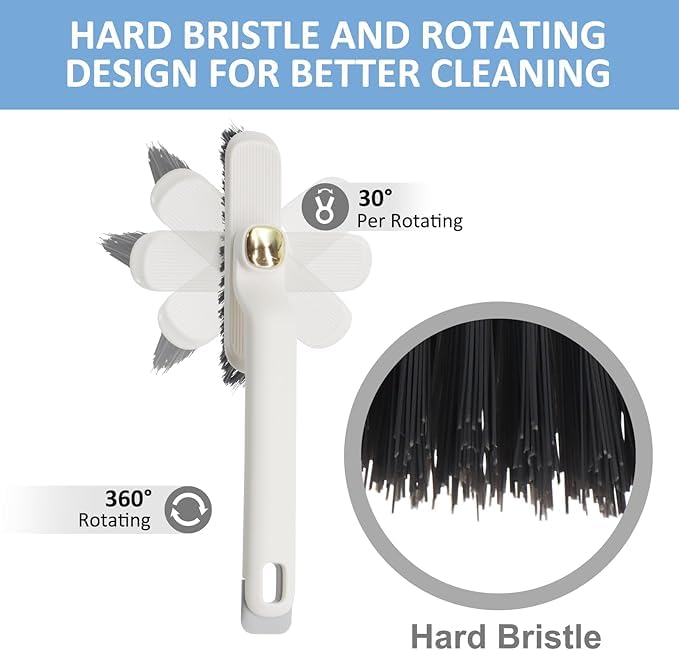 Soft Bristle Rotating Tile Brush
