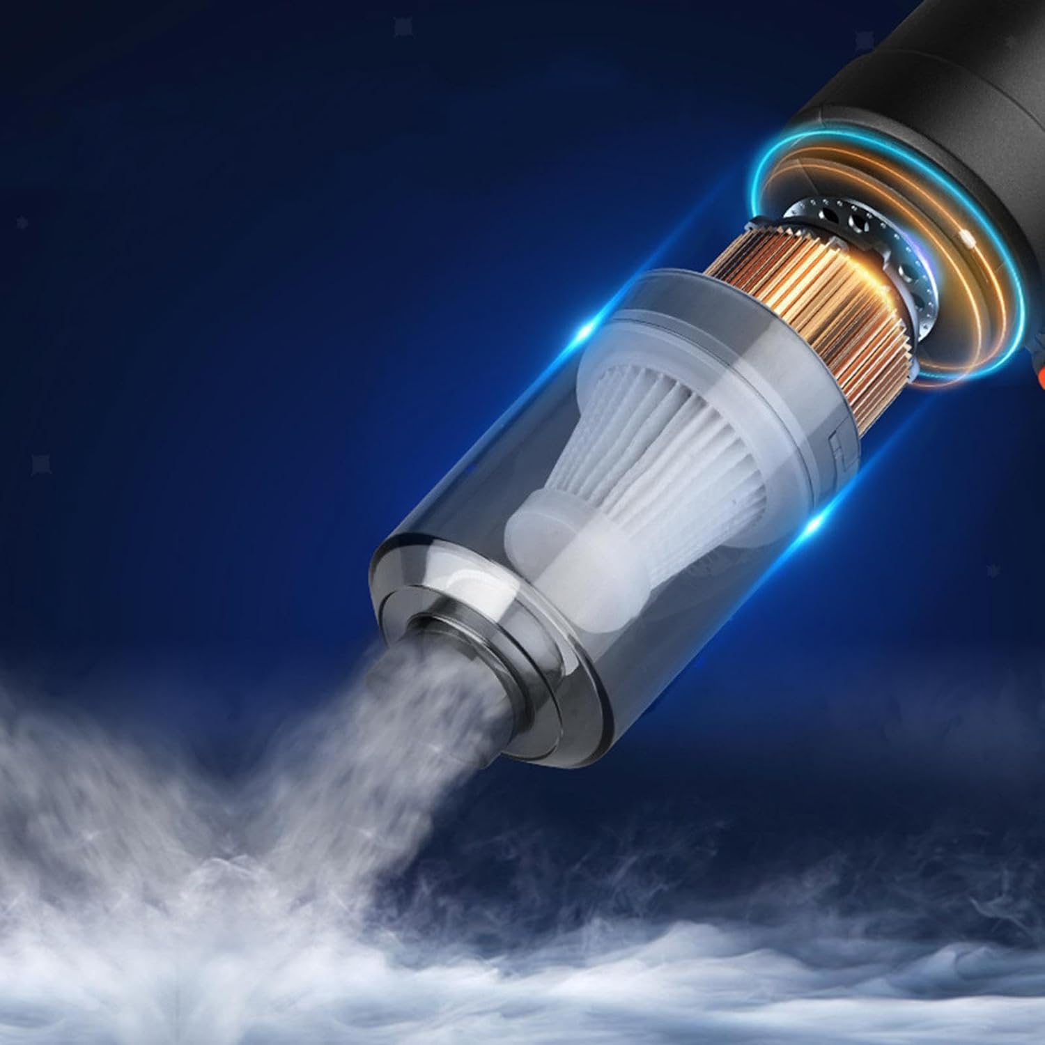 Vacuum Cleaner Dust Collection 3 in 1 Car Vacuum Cleaner High-Power Handheld Wireless Vacuum Cleaner Home Car Dual-use Portable USB Rechargeable Mini Car Vacuum for Vehicle, Home and Offic