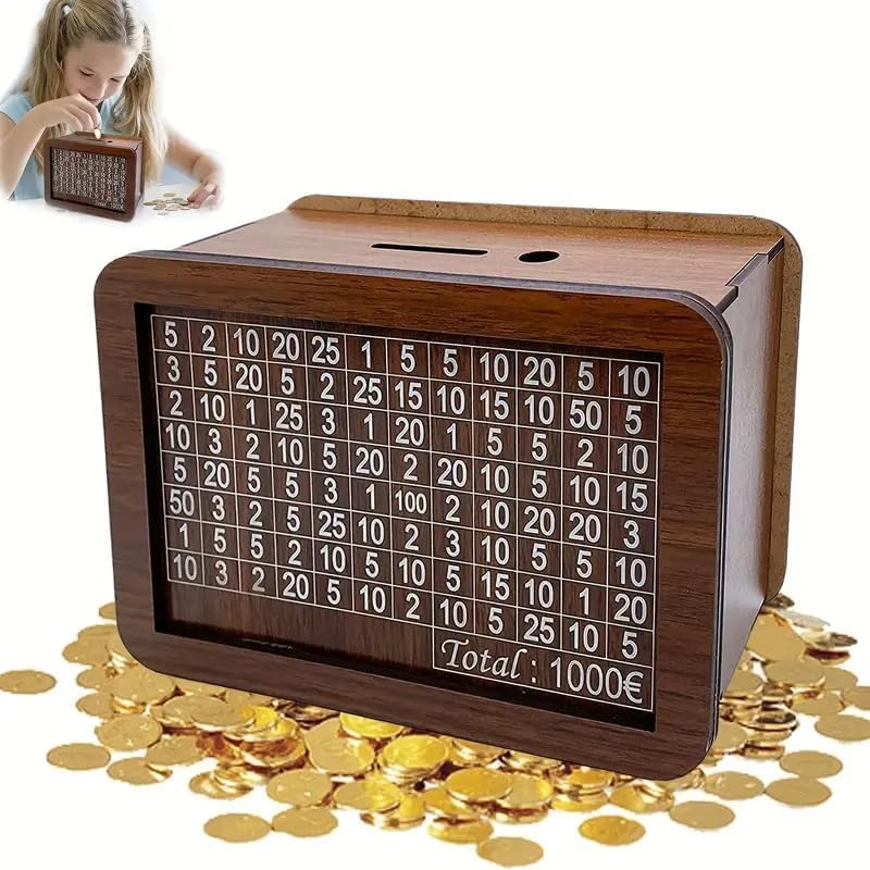 Wooden Money / Piggy Bank, Money Box (1 Pc )