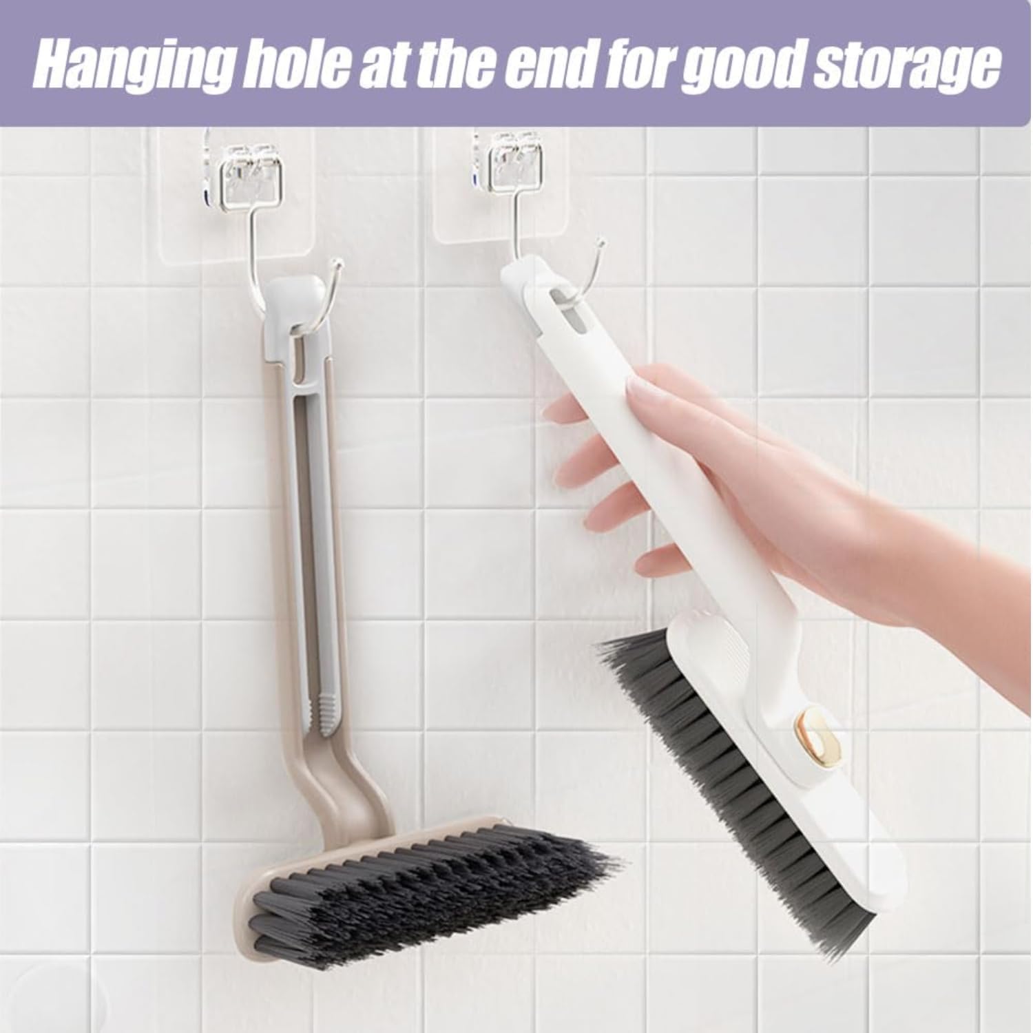 Soft Bristle Rotating Tile Brush