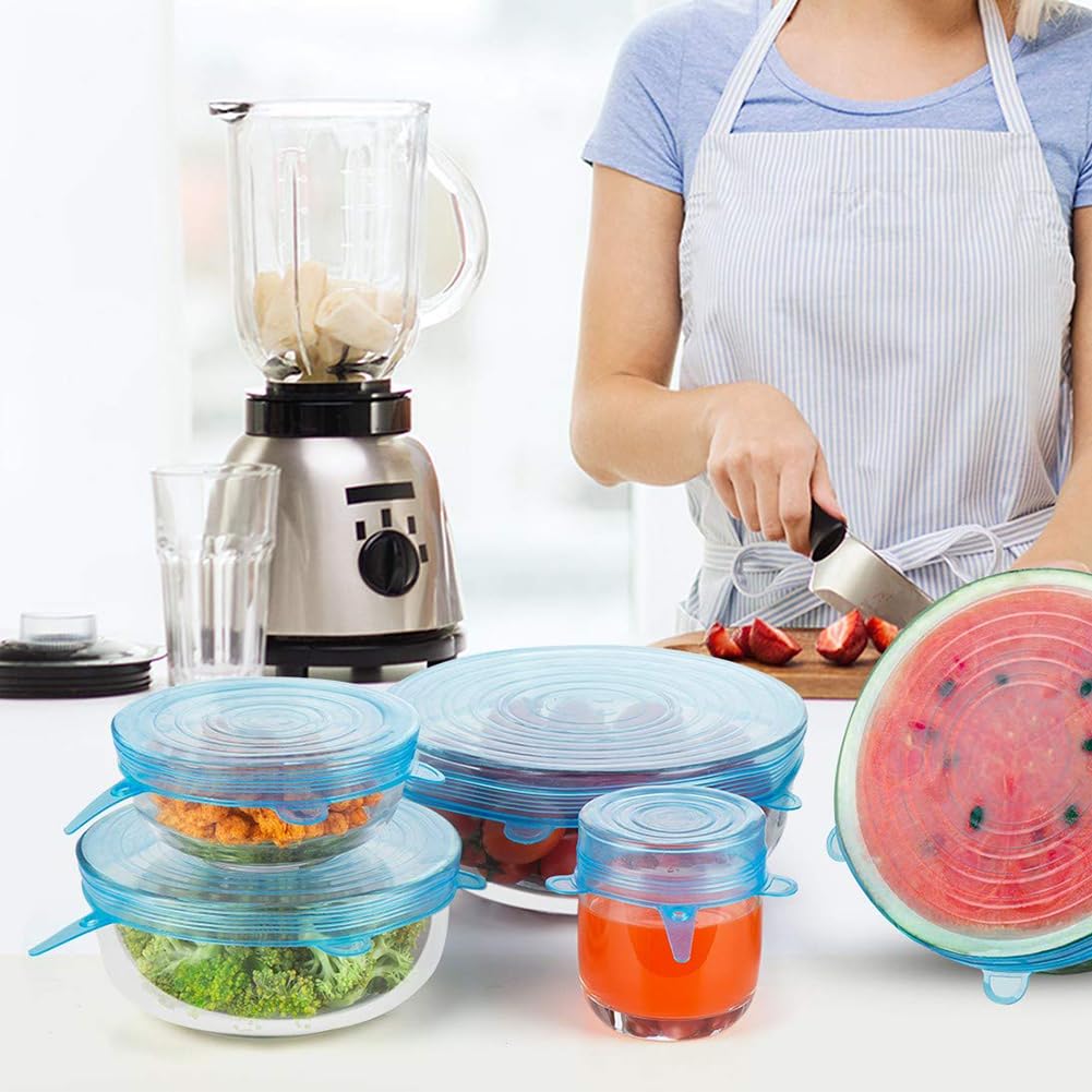 Silicone Lid Set, Silicon lids for containers, Silicon Stretchable lids, Silicone lids and Cover