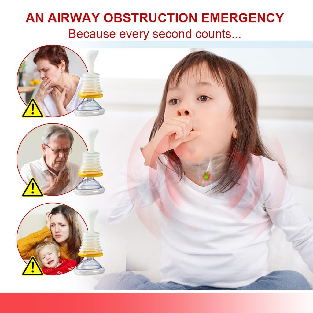 Automatic Choking Rescue Device for Kids and Adults,Rescue Device Home, Anti Choking Device for Kids and Adults, Choking Device (Pack of 1)