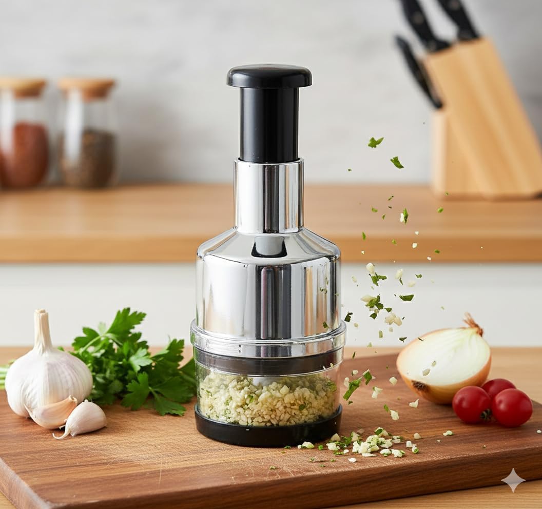 HAND PRESS ONION CRUSHER