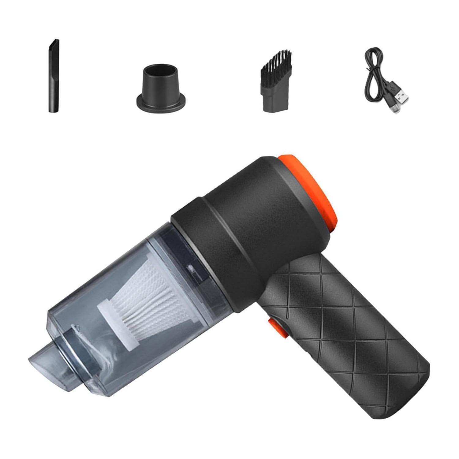 Vacuum Cleaner Dust Collection 3 in 1 Car Vacuum Cleaner High-Power Handheld Wireless Vacuum Cleaner Home Car Dual-use Portable USB Rechargeable Mini Car Vacuum for Vehicle, Home and Offic