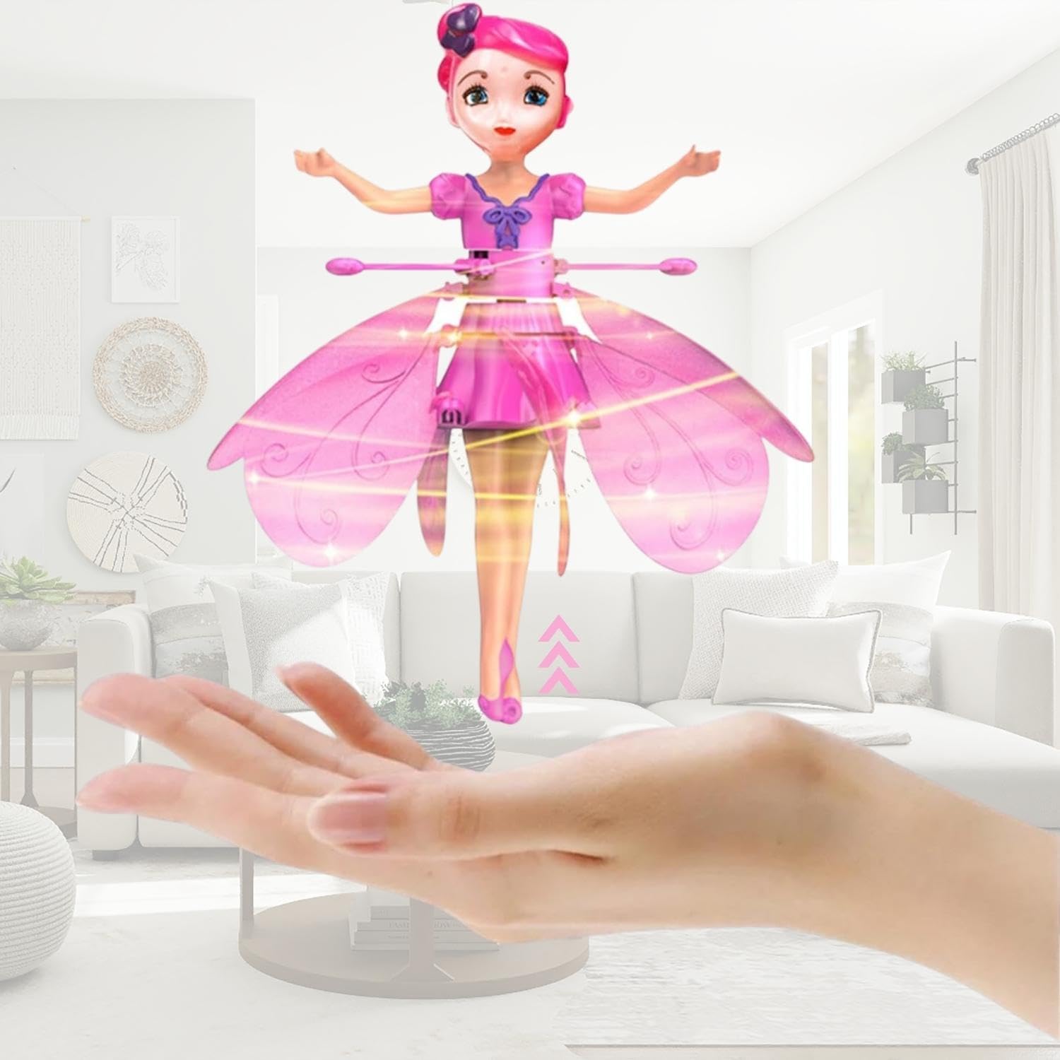 Flying Fairy Doll with Magical Hand Sensor Control – USB Powered Toy for Girls