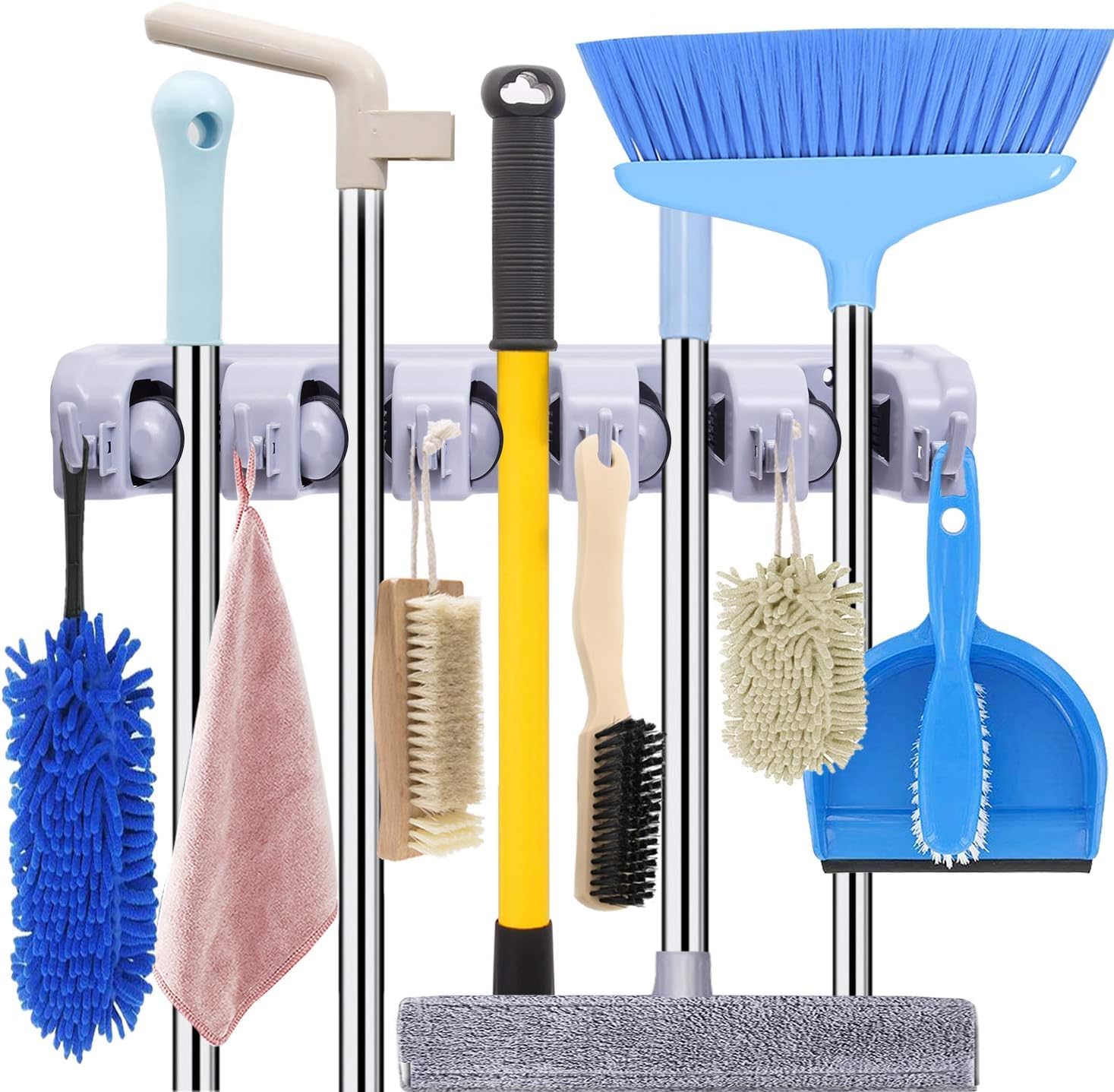 5 Slot Broom Holder