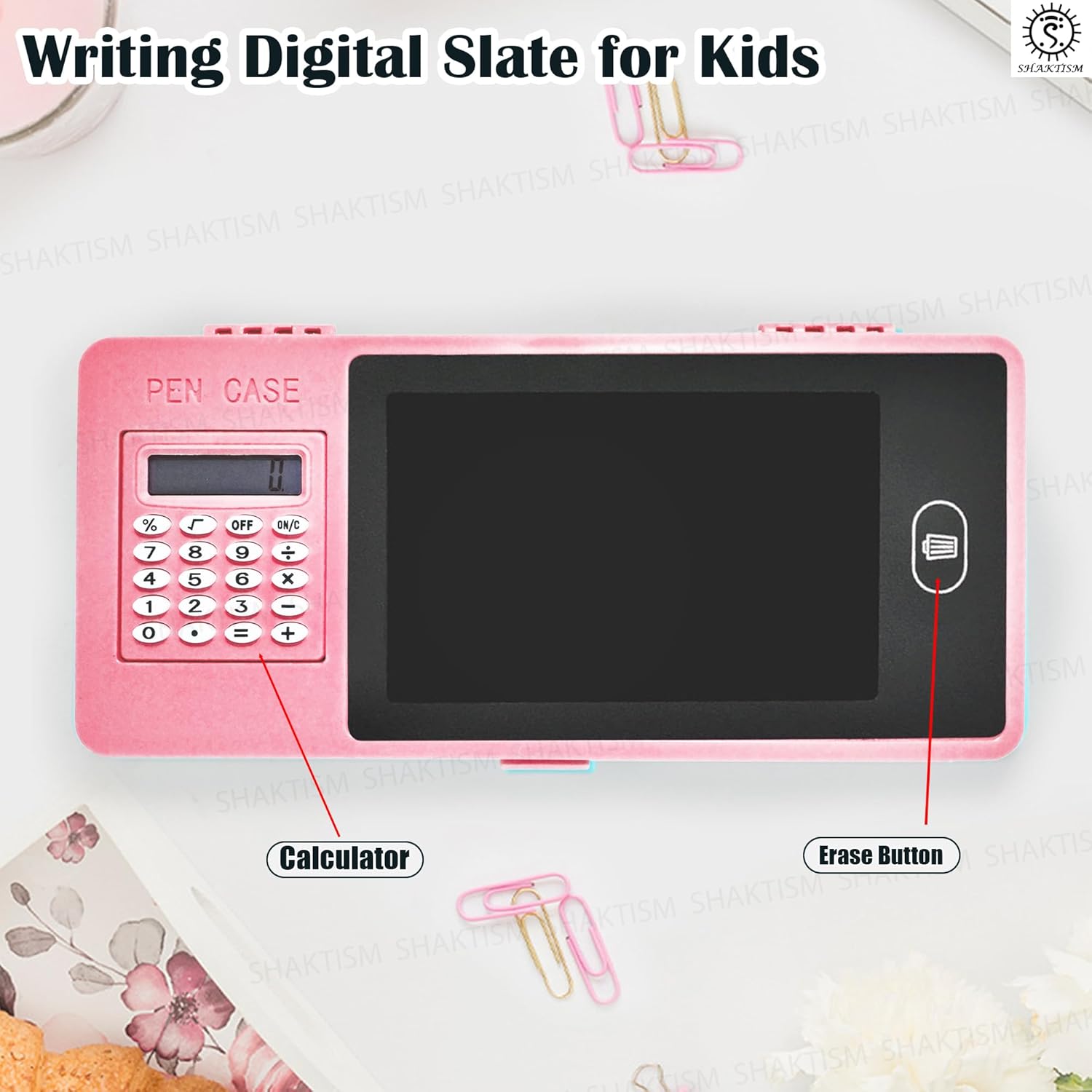 LCD Pencil Case with Calculator