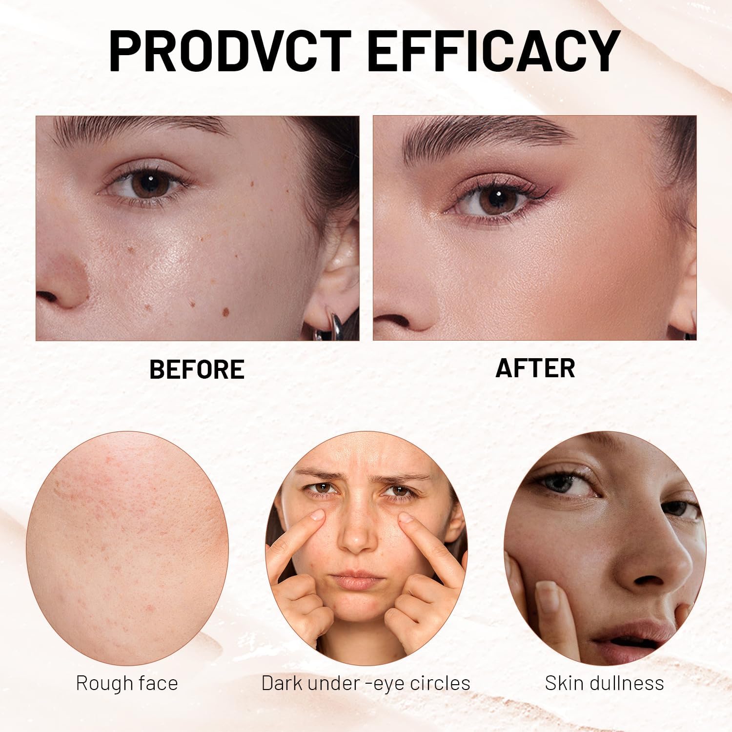 2 in 1 Luxury Anti-Wrinkle Foundation Stick, Long-Lasting Double Head Foundation Make Up Stick with Brush, (Natural, 1 PCS)
