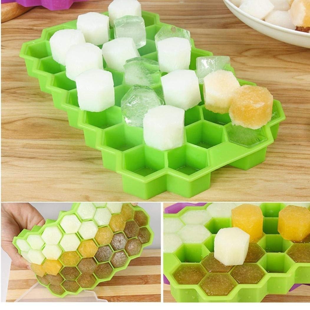Silicone Honey Comb Ice Tray (Pack of 2)