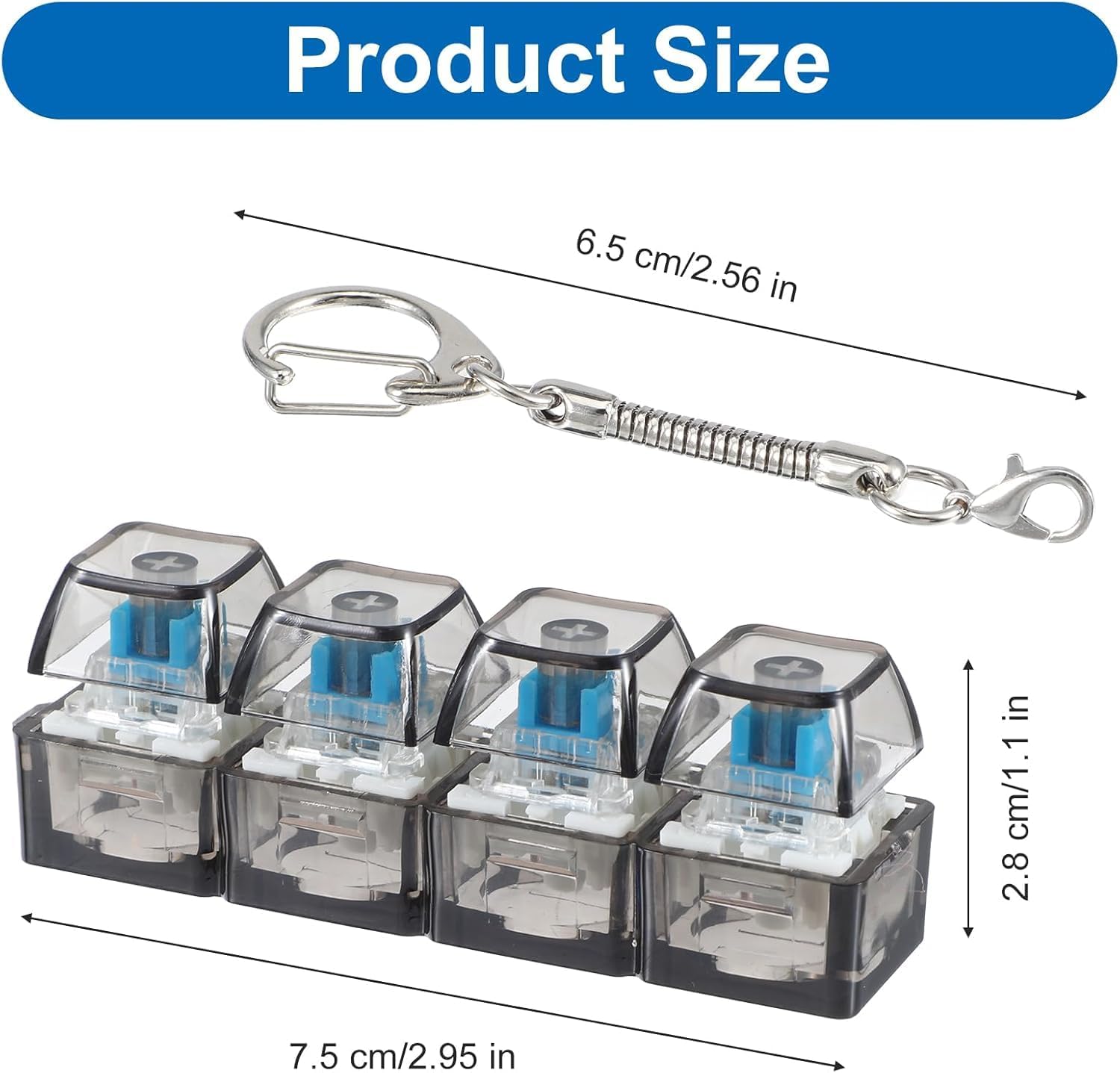 4 IN 1 KEYBOARD FIDGET TOY