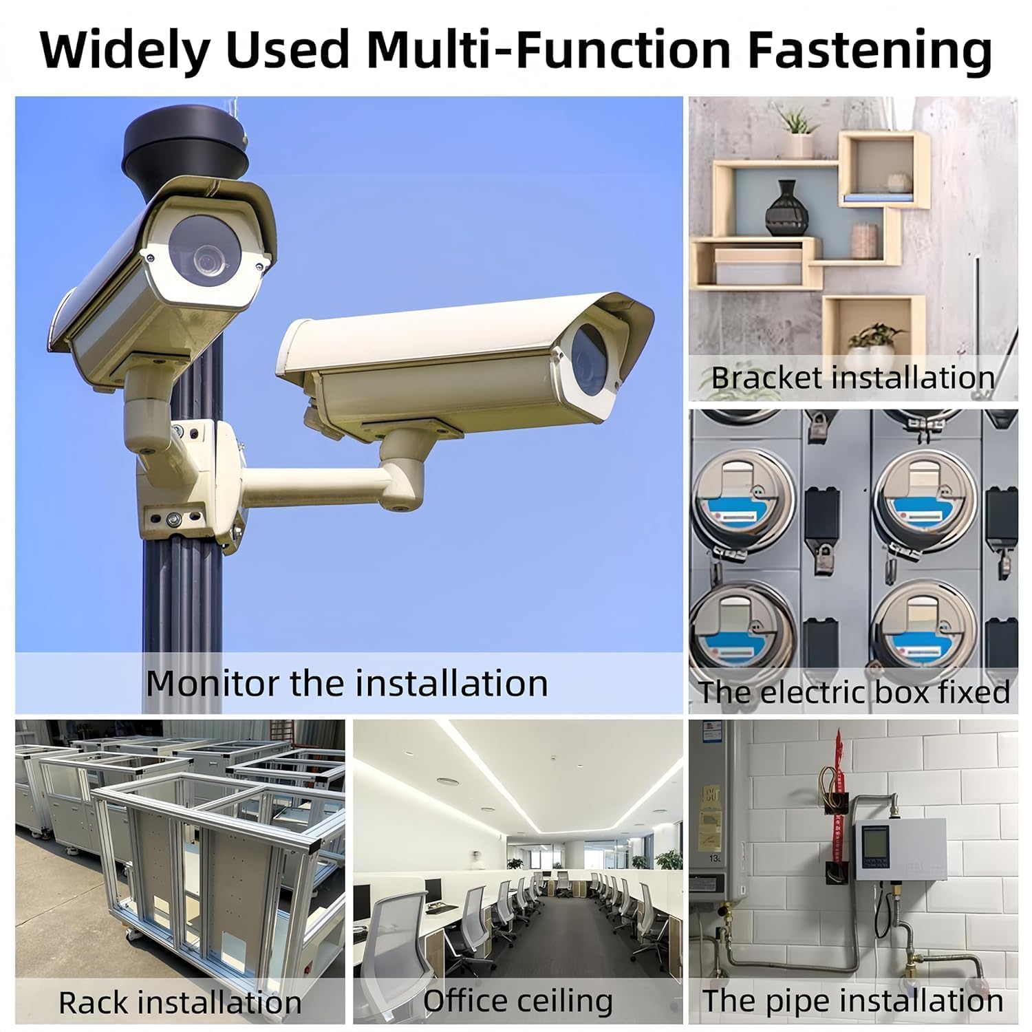 Manual Steel Nails Gun, Nail Wall Fastening Tool with 10 Nails (1 Set)