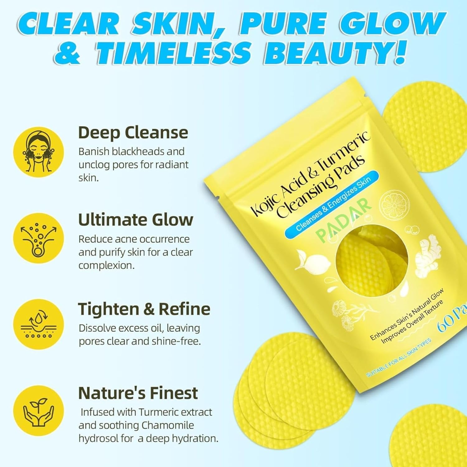 Kojic Acid Cleansing Pads