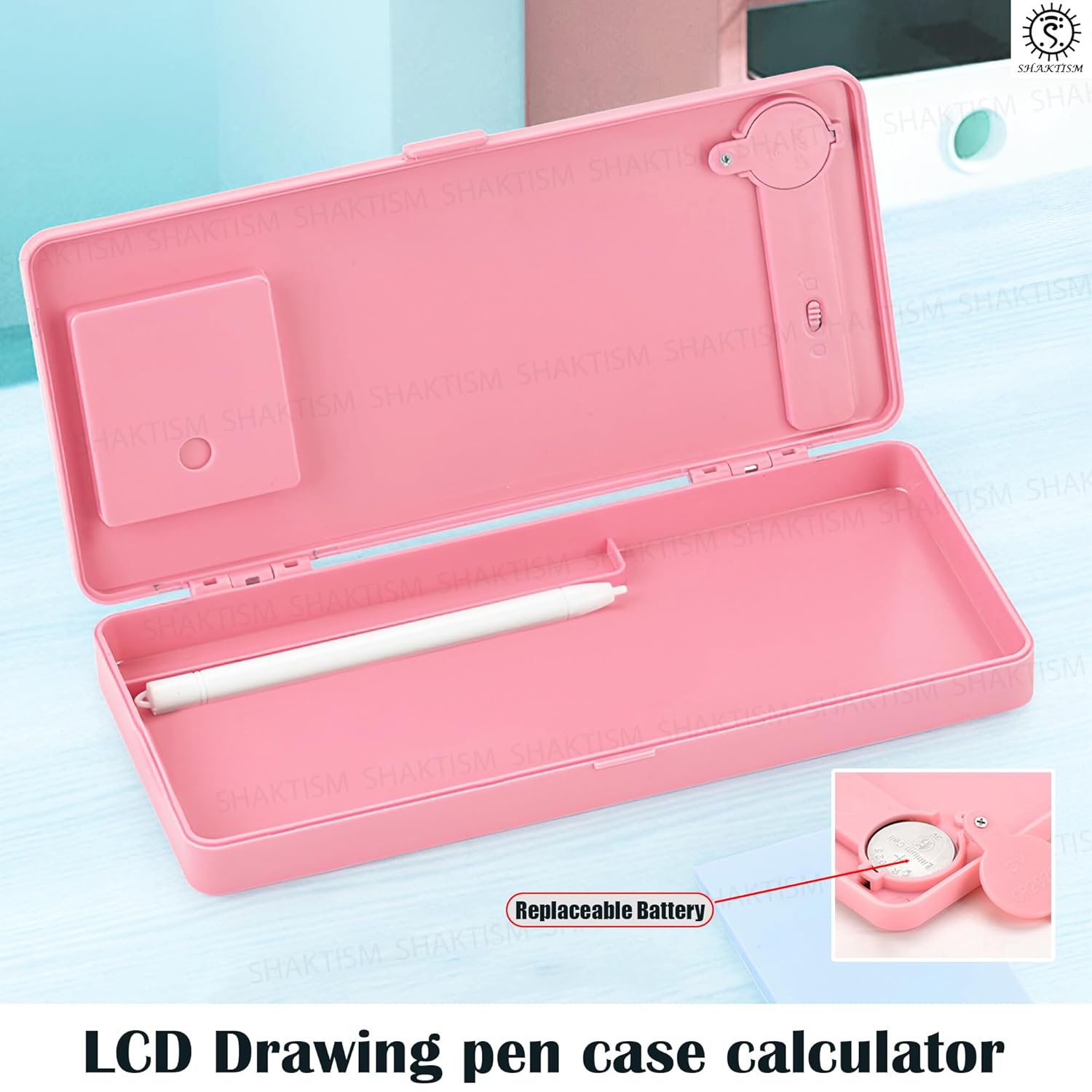 LCD Pencil Case with Calculator