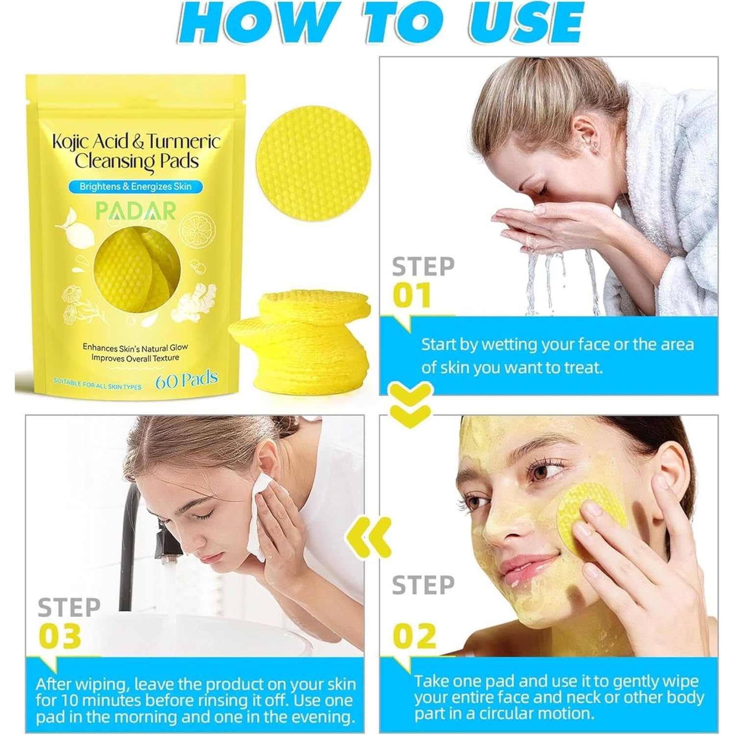 Kojic Acid Cleansing Pads