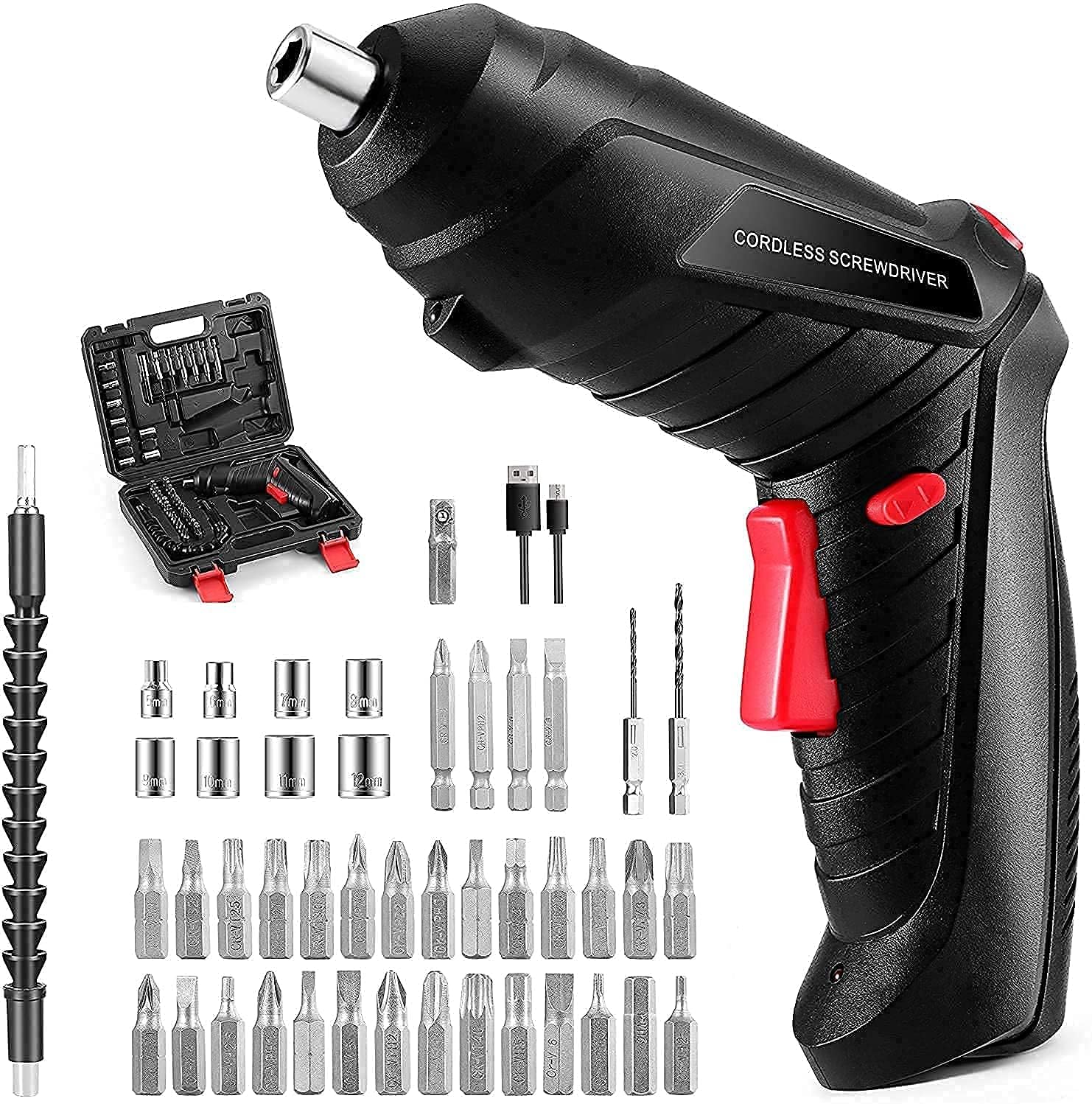 47 in 1 Cordless Electric Screwdriver Set