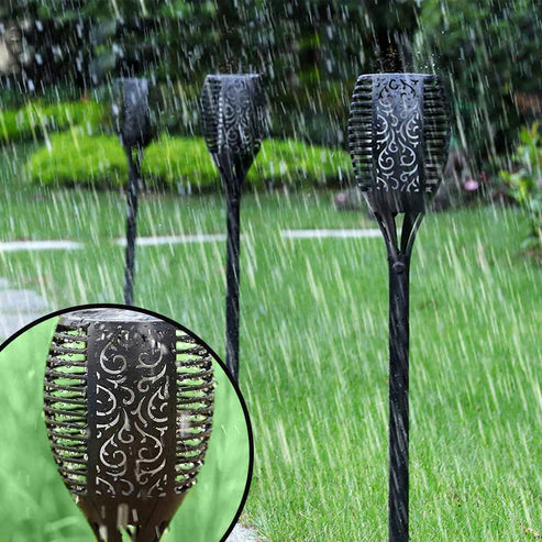 Solar Flame Light – Outdoor Waterproof Flickering Lamp for Garden & Party Decoration( Pack of 10)