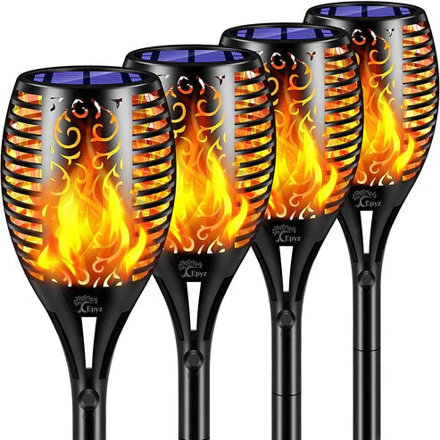 Solar Flame Light – Outdoor Waterproof Flickering Lamp for Garden & Party Decoration( Pack of 10)