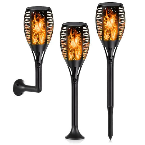 Solar Flame Light – Outdoor Waterproof Flickering Lamp for Garden & Party Decoration( Pack of 10)